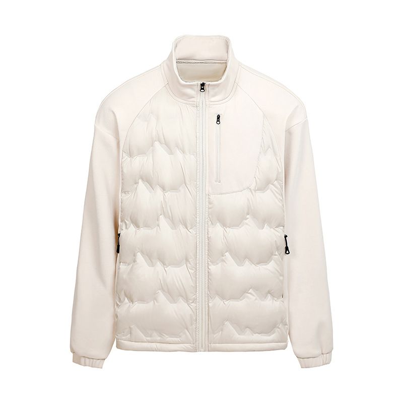 Leichte 700FP Daunenjacke für Herren – Wintermantel im Slim Fit, verstaubar, wasserabweisendes Polyester, Schwarz/Grau/Beige (S-3XL, Pendlertauglich)_voghion.com