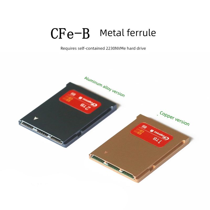 Red Copper Aluminum Alloy Metal CFe-B Kit Type B Card DIY Nikon Z6/Z7/Z9 Canon R5/3_voghion.com