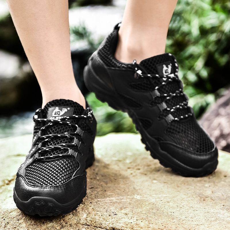 Outdoor-Schuhe Herren Wanderschuhe Große Größe Wandern Freizeitschuhe Laufschuhe_voghion.com