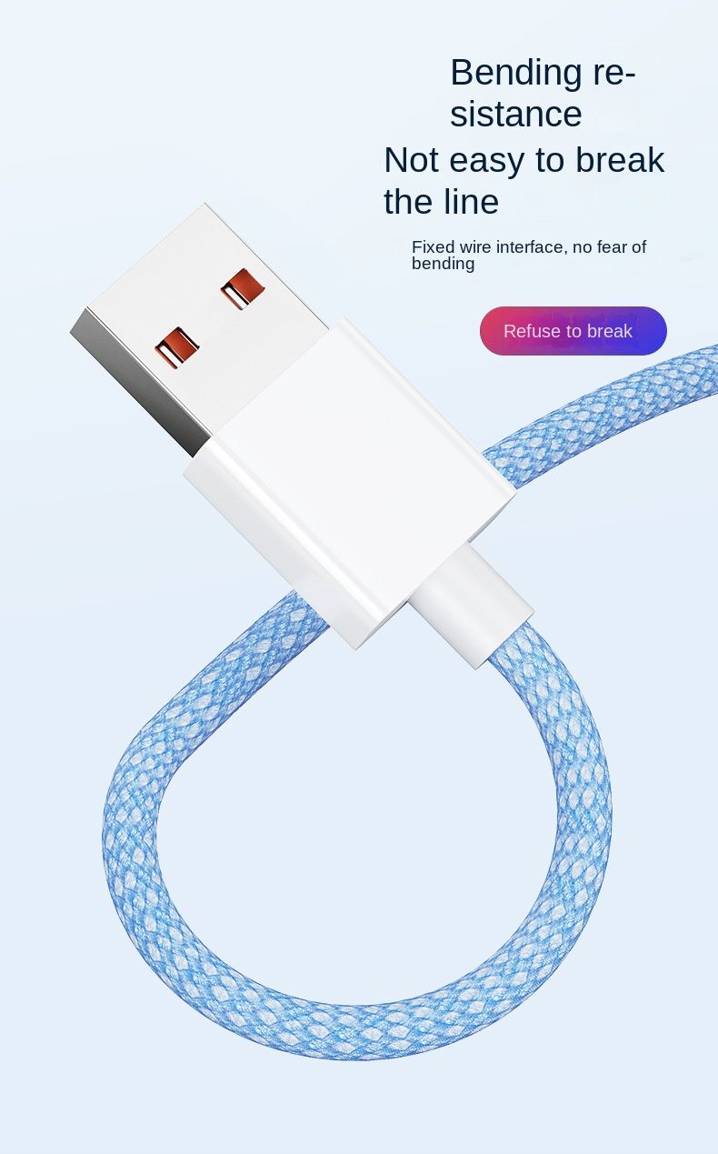 Cablu de încărcare date trei-în-unu pentru cablu USB montat în vehicul, tip de interfață, iluminare Micro, tip C, suportă încărcare rapidă de 100 W_voghion.com