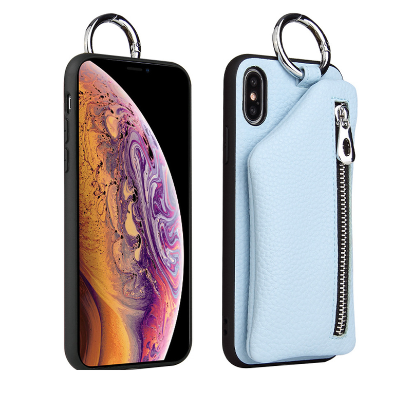 ins coin purse iphone12 mobile phone case X female 11pro soft shell Xsmax/XR anti-fall suitable for 8plus_voghion.com