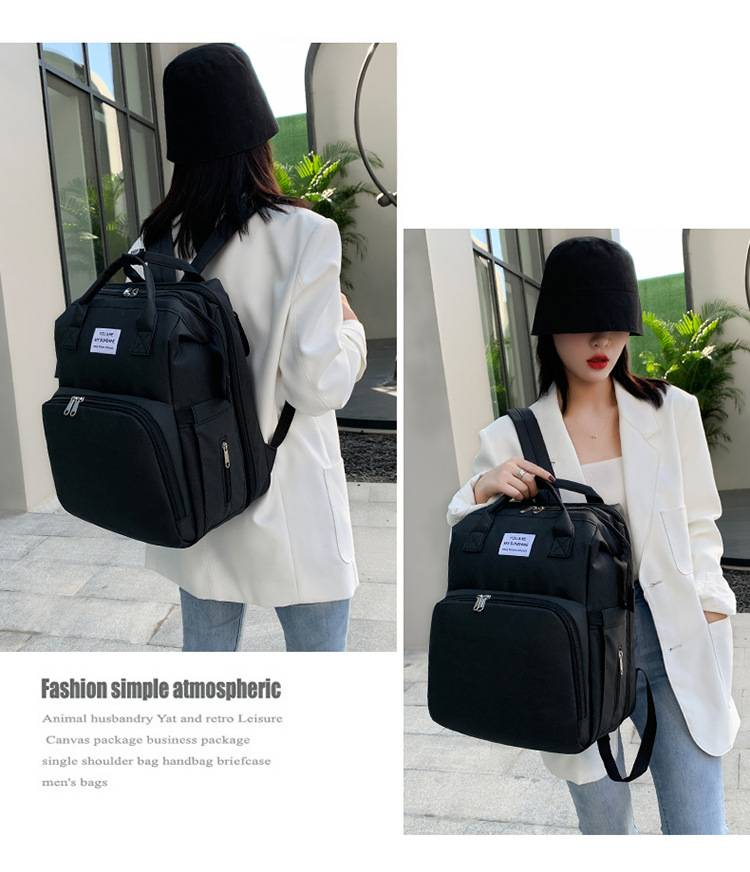 Diaper Bag Backpack, Multifunctional Baby Diaper Bag, Diaper Changing Station For Boys Girls, Large Capacity Travel Baby Bag For Mom Dad_voghion.com