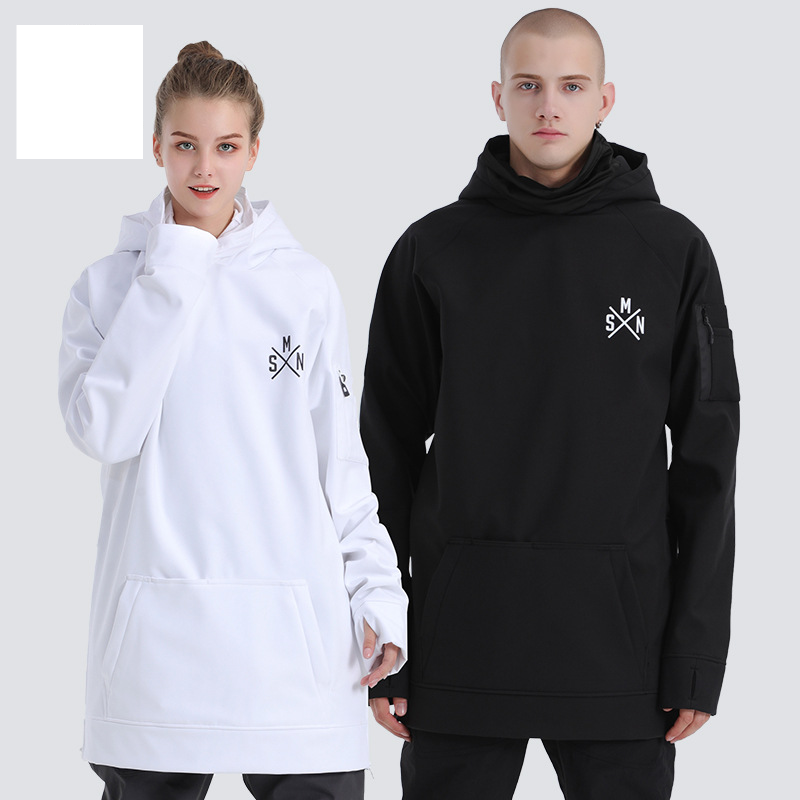 Men's snowboard waterproof travel equipment double board pullover hoodie warm ski clothes_voghion.com