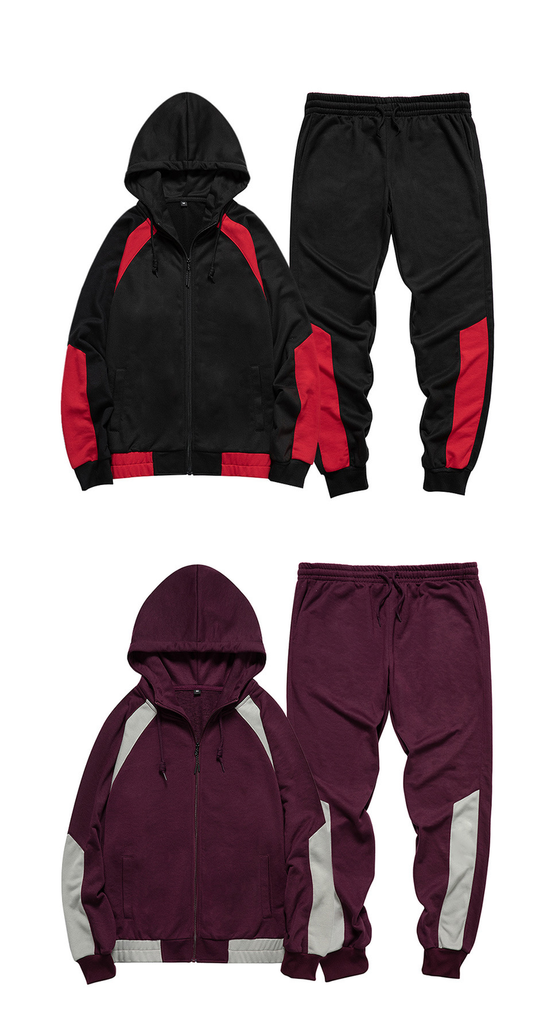 Men's Clothing Autumn And Winter Casual Versatile New Men's Sports Sweater Suit Large Size Loose Fashion Sportswear Two Piece Suit Wholesale_voghion.com