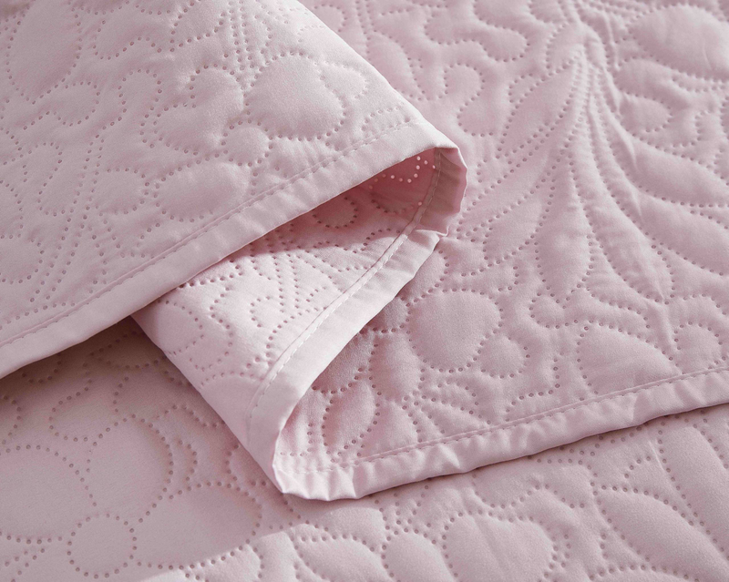 CG05 Five-Leaf Clover Bed Cover Set, Suitable For Bedrooms And Living Rooms (1* Bedspread +2* Pillowcase, No Duvet Core Or Pillow Core)_voghion.com