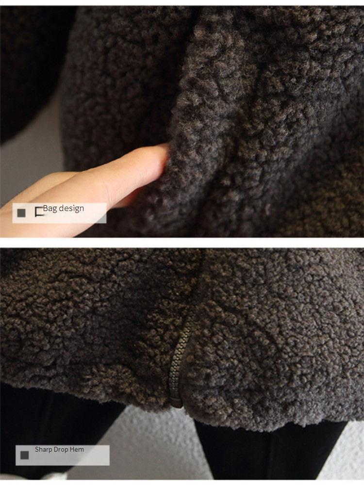 Boys' Fleece-Lined Winter Coat – Cozy Lamb Wool Jacket With Letter Print (100-160cm, Grey/Black/Green/Pink/White)_voghion.com