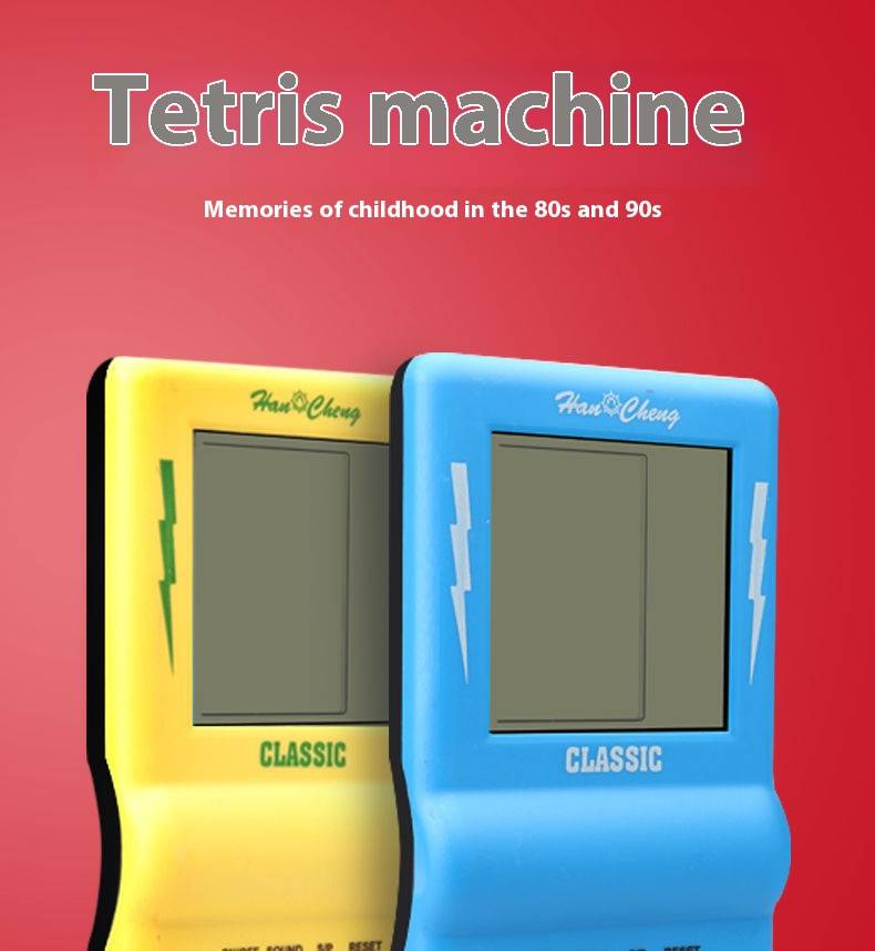 Console di gioco portatile Tetris classico - Mini gioco di puzzle retrò per bambini e adulti, regalo di intrattenimento da viaggio portatile_voghion.com