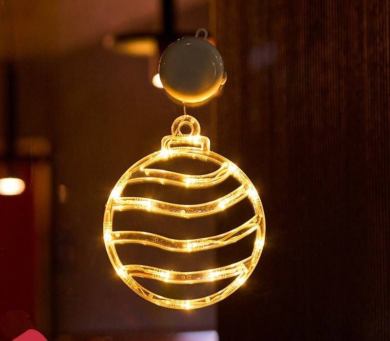 Decoraciones navideñas con luces LED: Papá Noel, campanas, copos de nieve, estrellas y más para decorar fiestas navideñas en casa._voghion.com