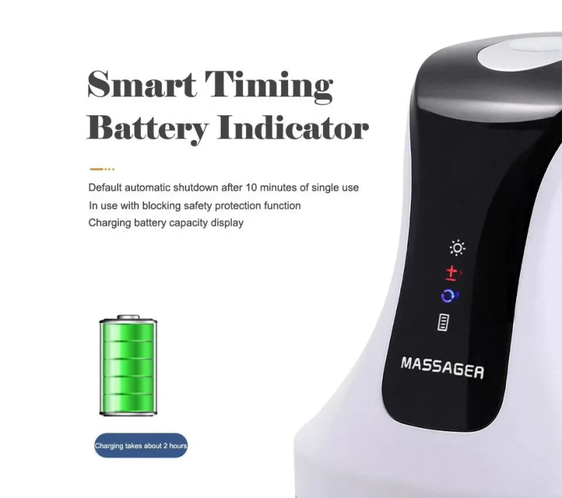 Huvudmassager Elektrisk hårbotten Huvudmassage Hälsovård Slappna av Knådande djupvävnad Huvudmassager Förhindra håravfall Kropp_voghion.com