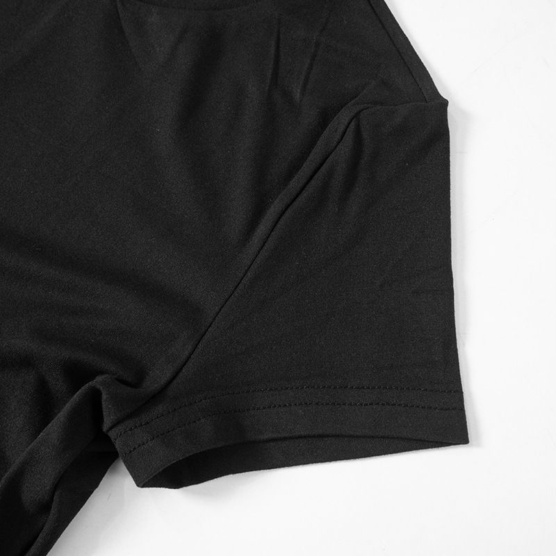 Abito da donna alla moda, a maniche corte, aderente, con scollo rotondo, tinta unita_voghion.com