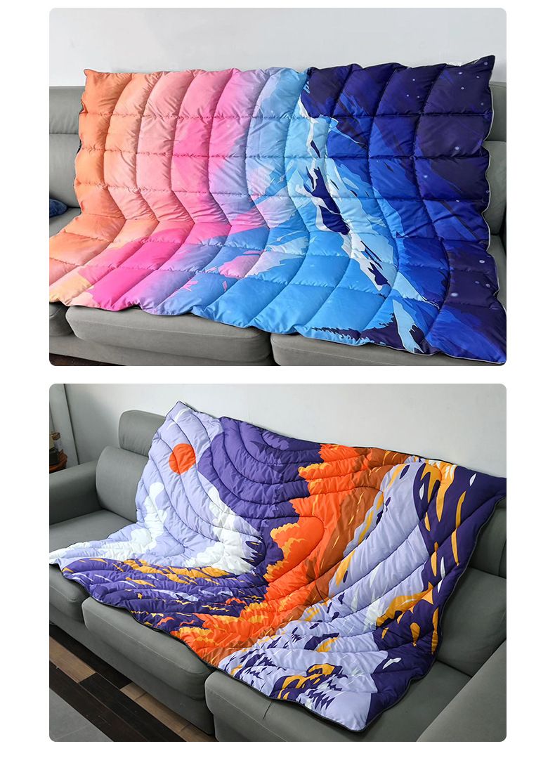 Extragroße, wasserdichte Picknickdecke – sand- und feuchtigkeitsbeständige Outdoor-Matte für Strand, Camping und Garten (132 x 190 cm, leichtes Polyester)_voghion.com