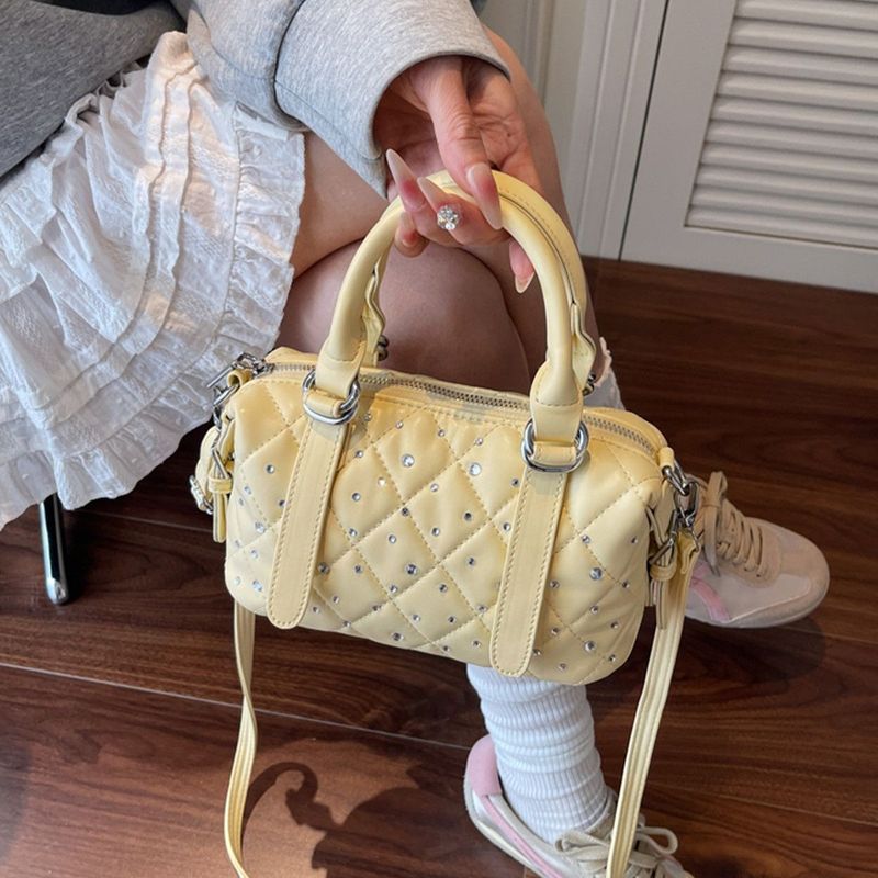 Borsa a tracolla multifunzionale con strass, mini borsa da donna alla moda_voghion.com