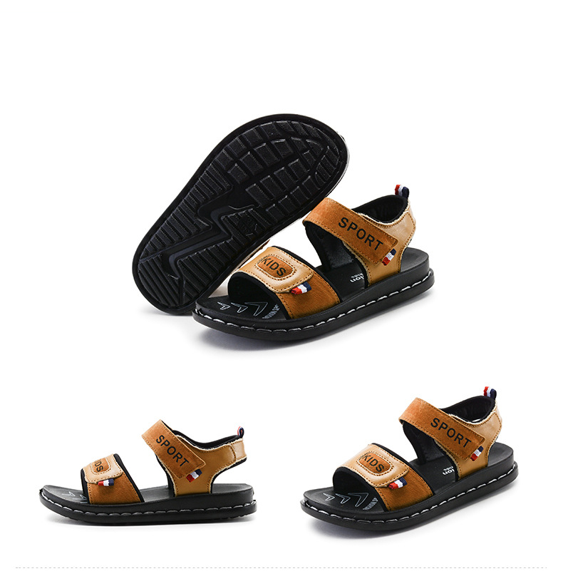 Mutter & Kinder Jungen Sandalen Sommer Klett Kinder Schuhe Mode lässig rindsleder jungen strand_voghion.com