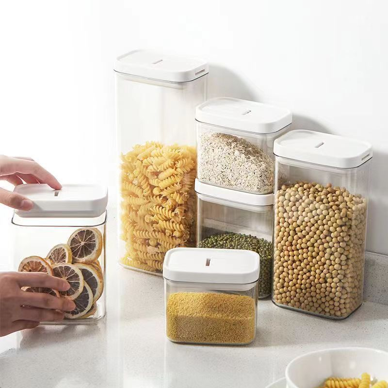 Sealed Jar Storage Box Grains Moisture Proof And Insect Proof Storage Jar Noodles Dry Goods Kitchen Plastic Bottle_voghion.com