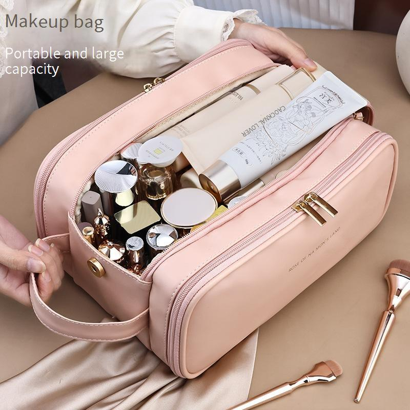 Makeup Tools & Accessories Cosmetic Bag High End Large Capacity Portable Three Layer High Value Business Trip Travel Waterproof Storage Bag_voghion.com