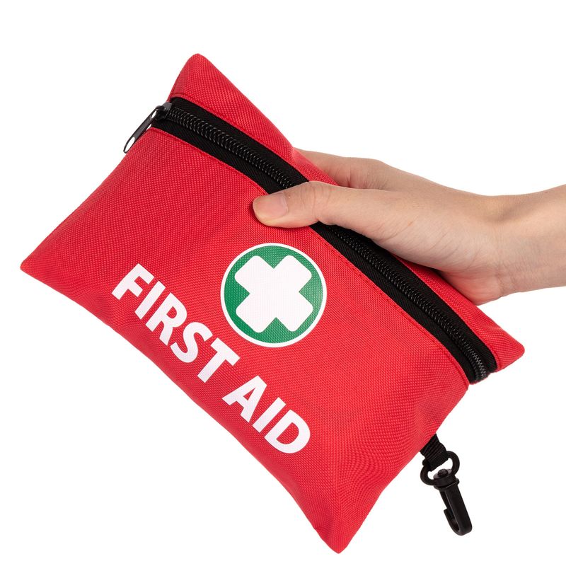 Kit de rescate de emergencia para automóvil, kit de primeros auxilios para automóvil, 132 piezas, kit de primeros auxilios portátil para exteriores, kit de emergencia para salvar vidas._voghion.com
