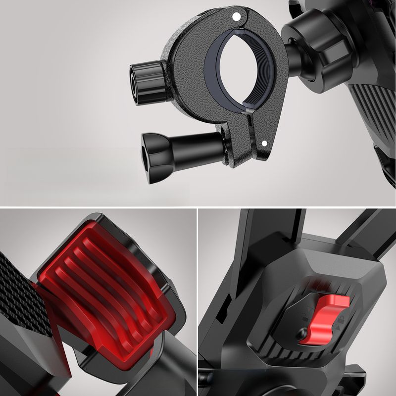 Jiletang Support de téléphone portable universel pour moto, 4,7 à 7 pouces, pour l'extérieur_voghion.com