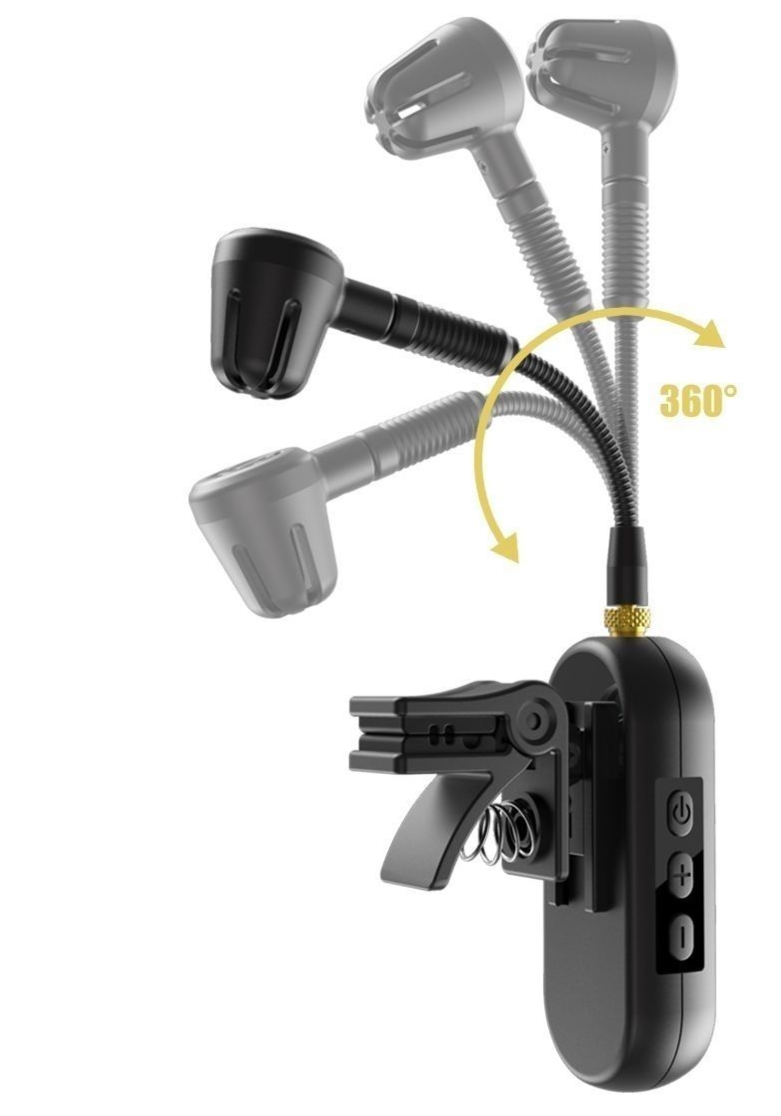 Saxophone Wireless Pickup Professional Stage Performance Lavalier Noise-Cancelling Speech Microphone_voghion.com