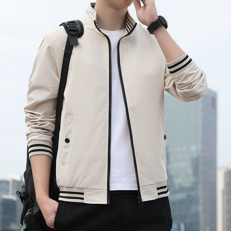 Giacca da uomo casual con giacca 2023 nuova primavera ampia versione coreana alla moda e bella giacca da studente casual_voghion.com