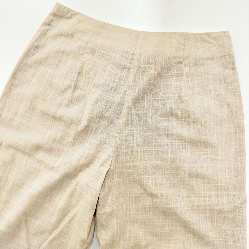 Damenbekleidung High-End-Weste Anzug aus Baumwolle mit quadratischem Kragen, ärmellose Weste, Oberteil und Hose, zweiteiliger Anzug_voghion.com