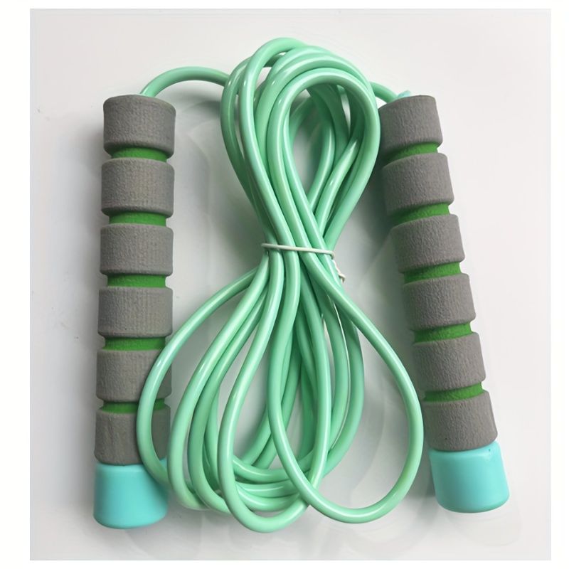 1/2 Adjustable Non-slip Foam Handle Skipping Rope, Suitable For Men's And Women's Sports Training_voghion.com