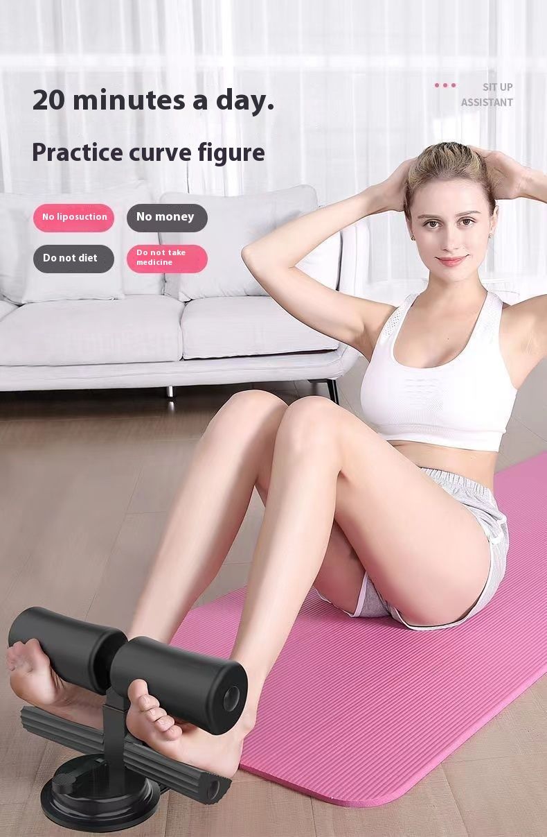 Multifunksjonelt treningsutstyr for menn med sittestilling, fast fotenhet for husholdning, midje og mage for kvinner_voghion.com