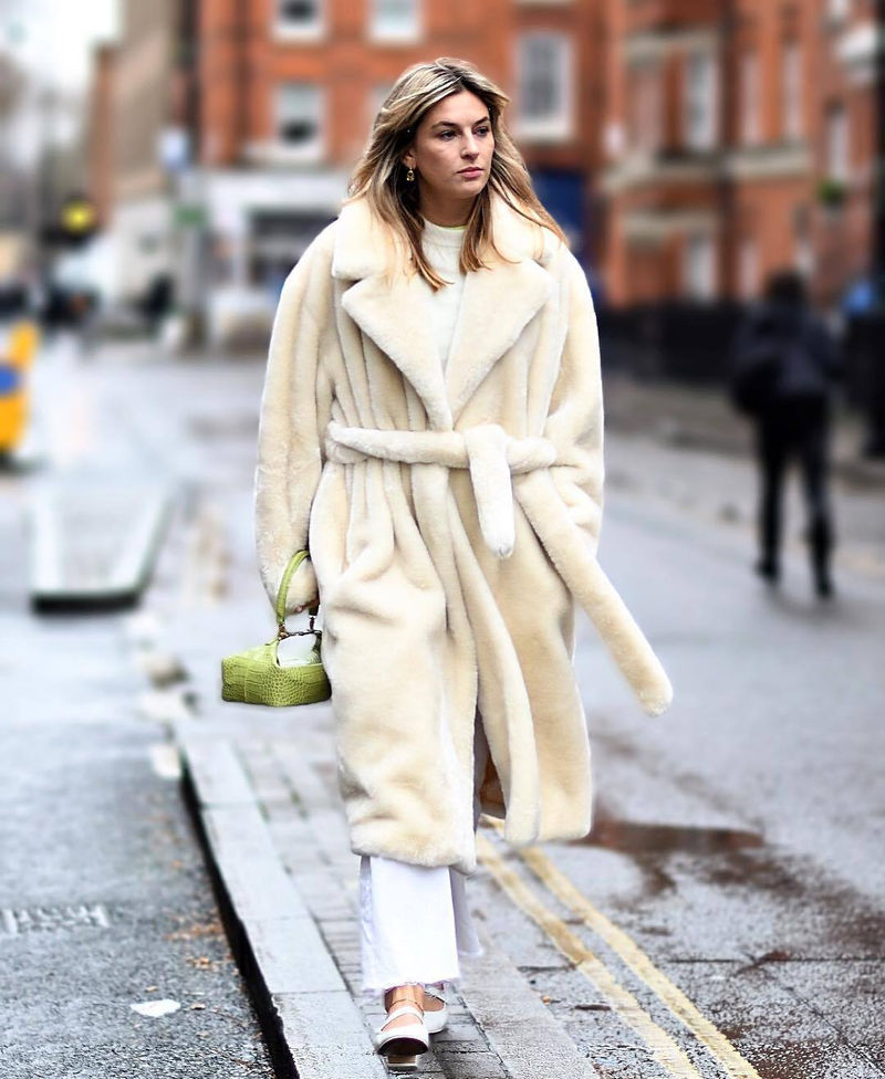 Women's Clothing Long Rabbit Fur Mink Imitation Fur Coat Thickened Coat Women's Slim Plush Coat_voghion.com