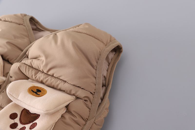 Set di tre pezzi di felpa con cappuccio invernale per bambini, gilet in cotone spesso foderato in pile, vestiti eleganti_voghion.com