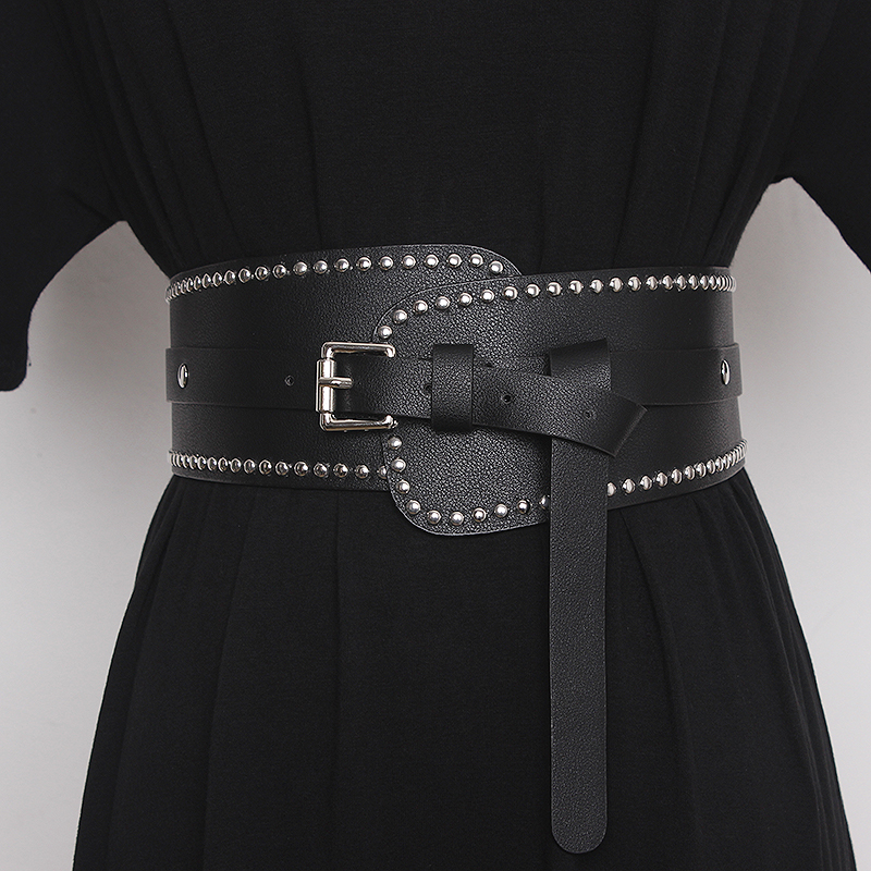 Cintura larga da donna, vestito, camicia, decorazione in vita, cintura estiva rosa viola, alla moda e versatile_voghion.com