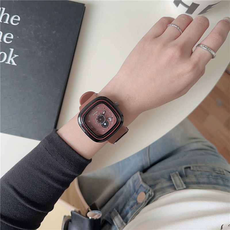 Stylish Large Dial Watch For Men And Women, Ins Personality Trendy Cool Gear Niche High-Value Light New Fashion Tech_voghion.com