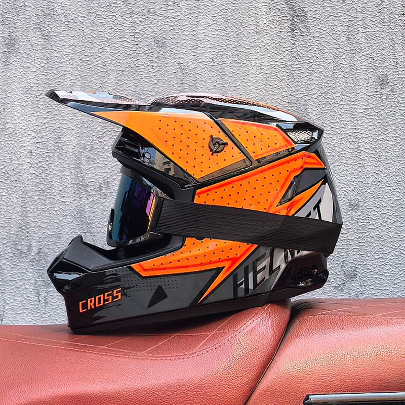 Casco di sicurezza Orz Greenway X6 Off Road Wind Mirror Speed Descent Forest Road Mountain Bike completamente staccabile Youth Self_voghion.com