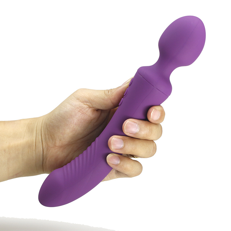 2023USB AM56 Doppia testa di ricarica Forte vibrazione AV vibratore femminile G-Spot masturbarsi Orgasmo anale Se 2024_voghion.com