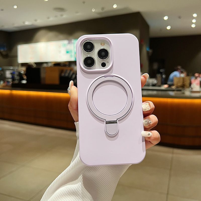 iPhone 17 Case 16 Protective Cover Magnetic Real Liquid Silicone 15 Stand Point 13 Soft Full Coverage Ultra-thin_voghion.com