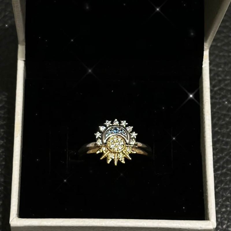2 anelli nuziali, anelli di coppia, anelli scintillanti in lega, gioielli per dita da sposa, regalo perfetto per uomini e donne._voghion.com
