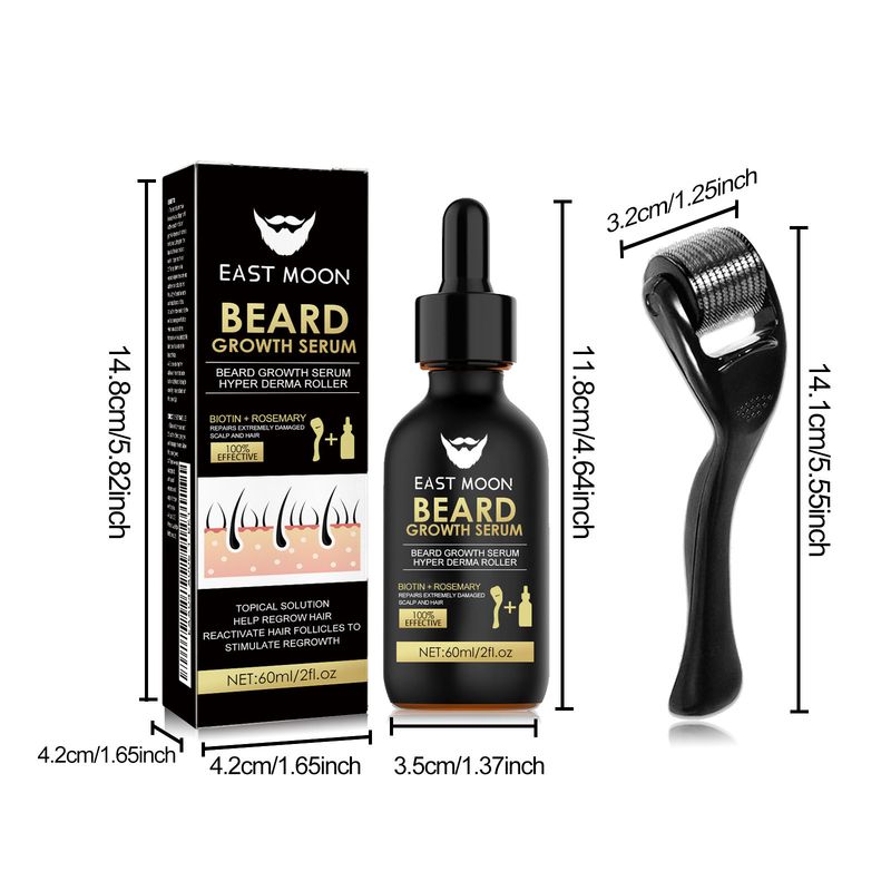East Moon Essence Set Herren Gesichtshaar Ernährung Nährende Bartpflege_voghion.com