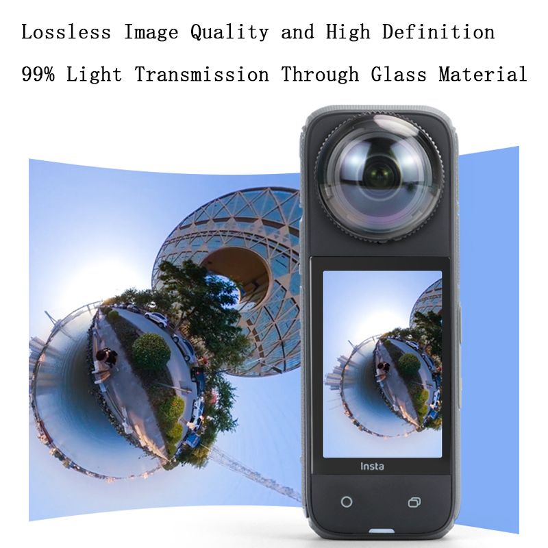 For Insta360 Guards Storage Bag + Screen Film For Insta 360 X4 X5 Lens Protector Anti-scratch Accessory_voghion.com