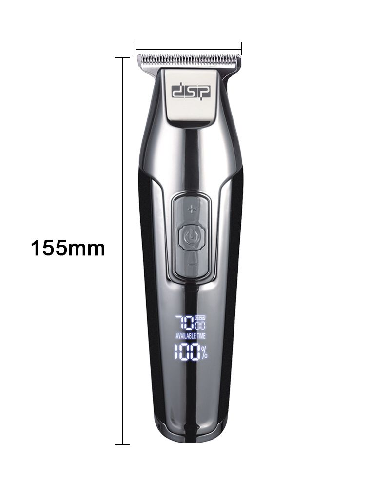 DSP Dansong Home USB-Lade-LED-Ölkopf-Styling Elektrischer Push-Trimm-Haarschneider_voghion.com