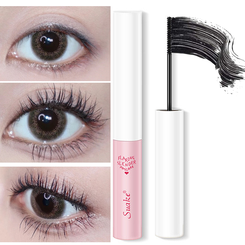 Ultrafijne borstel 3D Mascara Waterproof Niet-vlekkende Mascara Zwart Bruin Natuurlijke Curling Mascara Wimper Exte_voghion.com