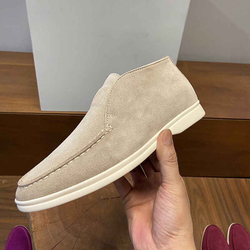 High Edition High Top Women, Loafers, Lazy Shoes, Flat Bottomed Ankle Boots, Casual Shoes For Couples_voghion.com