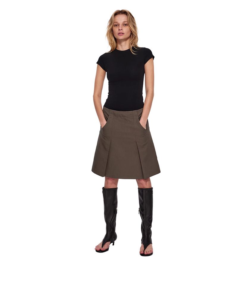 Women's Slim Fit Round Neck Short Sleeve T-Shirt - Breathable Cotton Blend Stretch Fabric, Casual & Versatile Basic Top For Everyday Wear_voghion.com