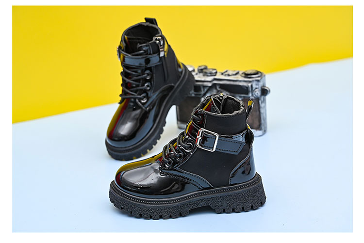 Jongens lente en herfst baby enkele laars nieuwe hoge korte laarzen kinder Martin laarzen meisjes Koreaanse mode casual_voghion.com