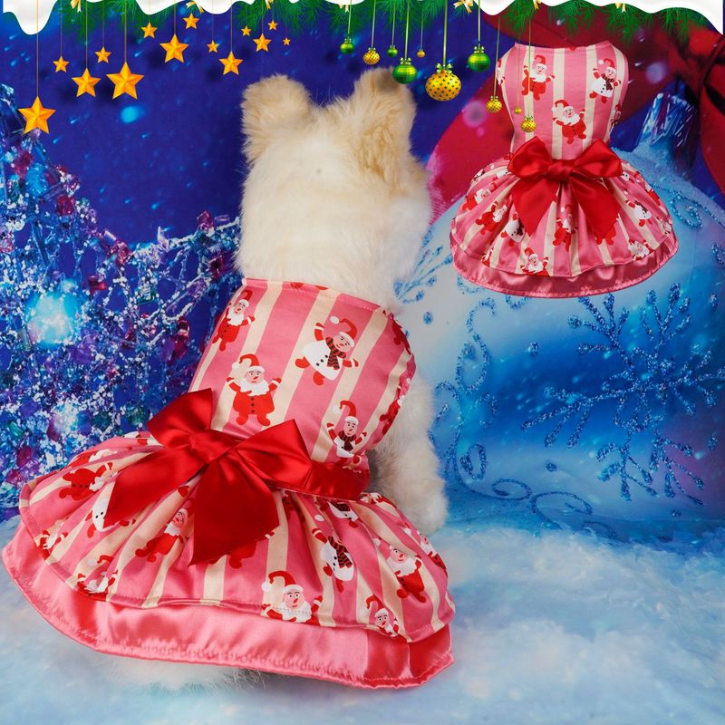 Supplies Dog Personalized Christmas Style Party Dress Up Pet Clothes_voghion.com