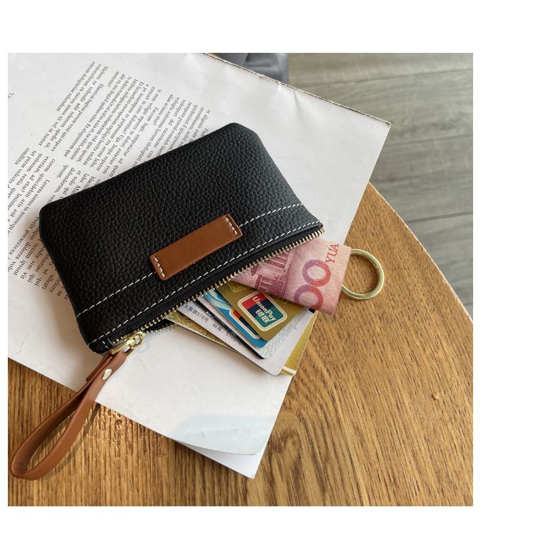 Wallet Card Cases Leather Coin Purse New Ultra Thin Exquisite Mini Compact Key Bag Coin Bag Ladies Short Wallet_voghion.com