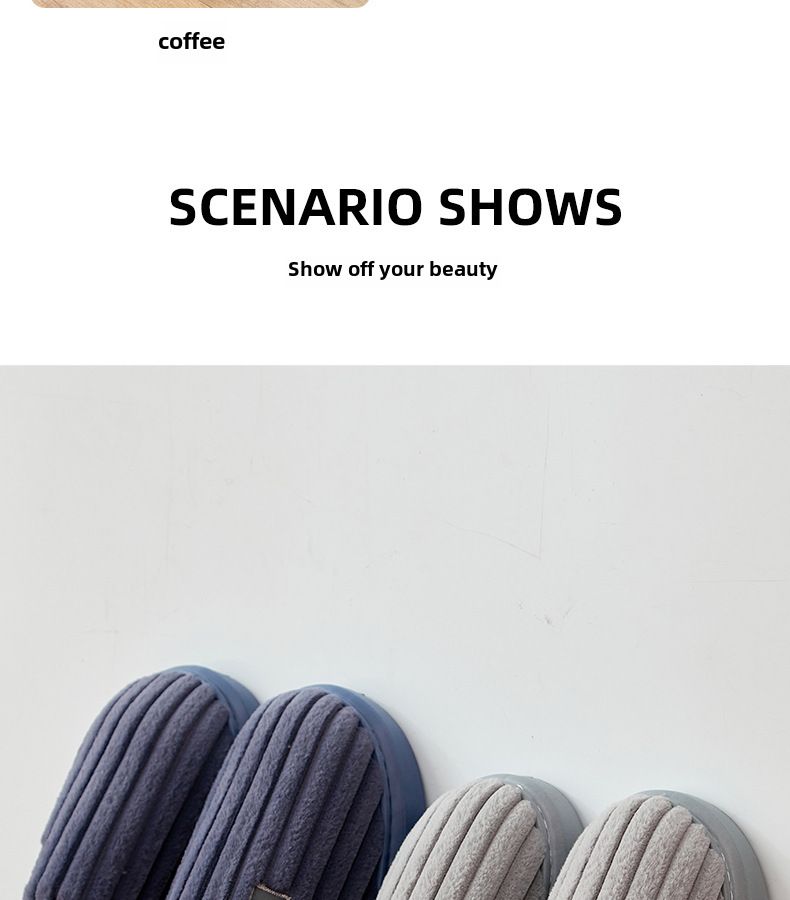 Plus con sensazione di merda da uomo fondo spesso casa antiscivolo autunno e inverno taglie forti extra large termico peluche_voghion.com