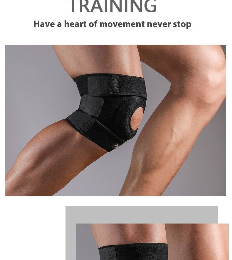 JINGBA Sport-Knieschützer, Outdoor-Laufen, Basketball, Bergsteigen, Radfahren, Tanzen, Yoga, Druckprotektoren_voghion.com