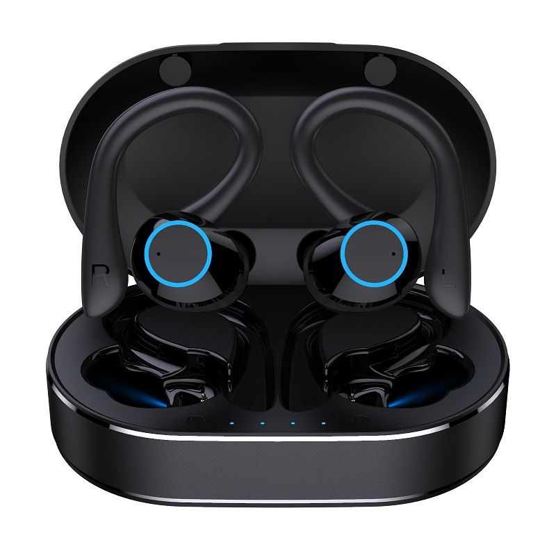 Draadloze 5.0 hoofdtelefoon Touch Control Sport waterdichte Bluetooth HiFi 9D Bass Stereo oortelefoon headset met microfoon_voghion.com