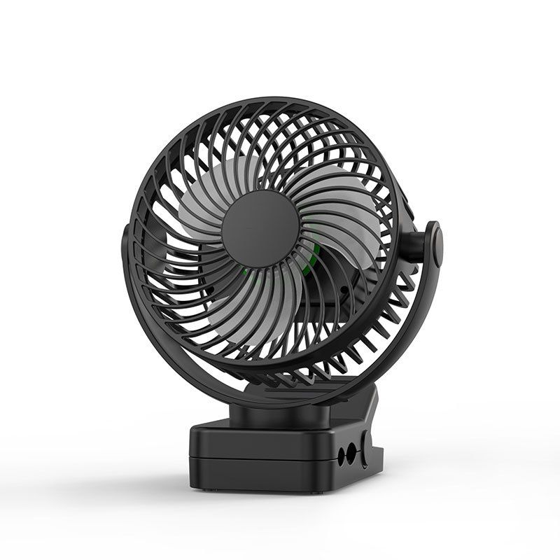 Novo ventilador USB de 6 polegadas com clipe, mini ventilador portátil com carregamento de bateria de longa duração, ventilador elétrico pequeno para escritório e dormitório_voghion.com