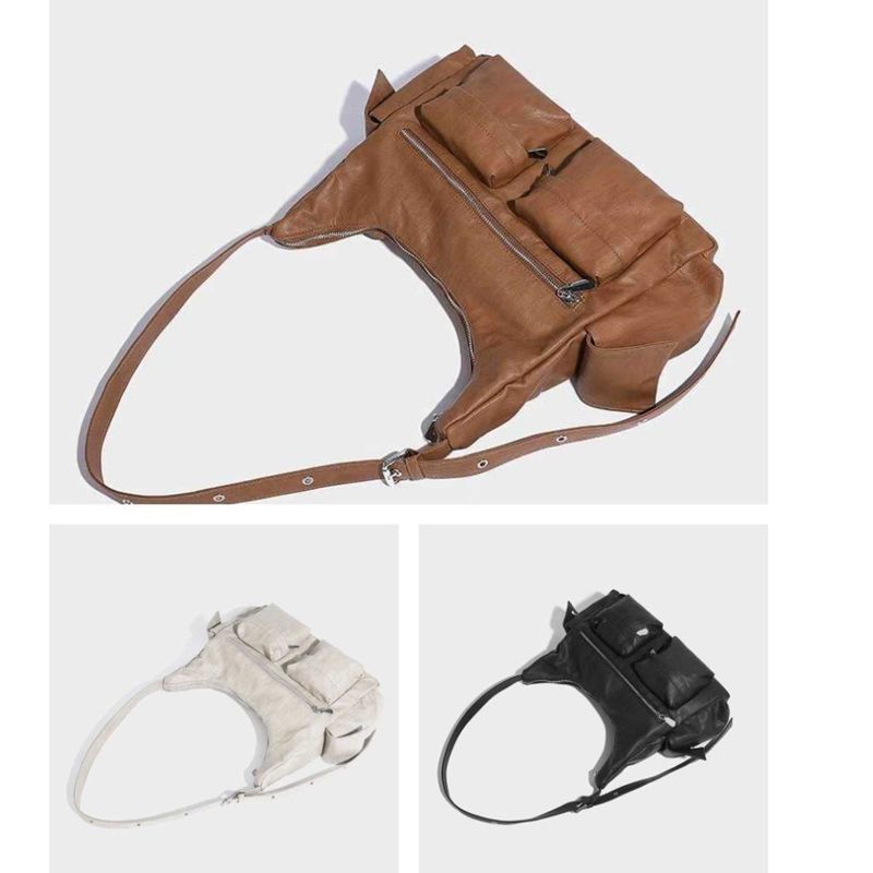 Tasche Multifunktionale Schulter Umhängetasche Mode Hundert Und Passende Casual Täglich Einfache Pendler_voghion.com