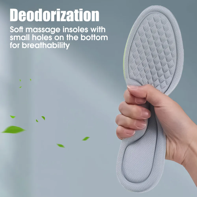 Nano Memory Foam Insoles for Shoes Men Women Deodorant Absorb-Sweat Massage Sport Insole Feet Orthopedic Shoe Sole_voghion.com