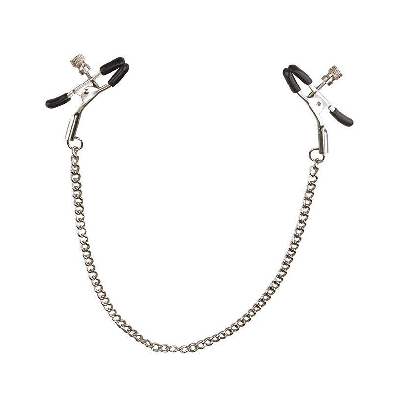 Sexy Stimulation SM Sklavin Training Nippelklemmen Kette Paar Flirten Erwachsene Produkte Alternative Sexspielzeug_voghion.com
